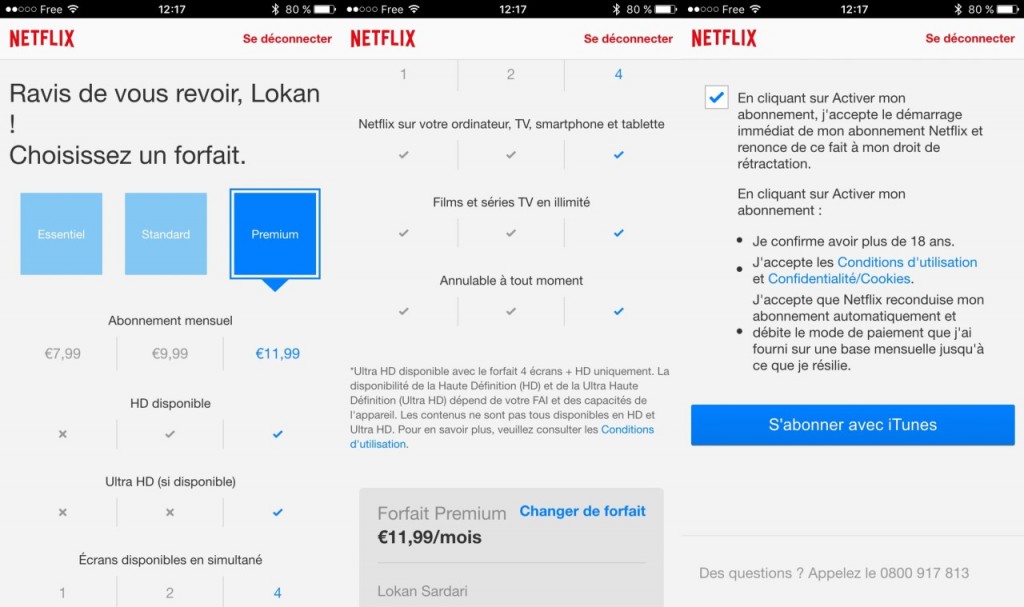 netflix abonnement itunes iphone 1280x759 1024x607 - 20 % de réduction sur votre abonnement Netflix avec iTunes