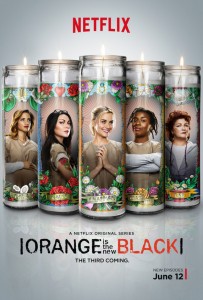 orange is the new black saison 3 laffiche lumineuse affiche 203x300 - Les 10 séries que vous ne verrez que sur Netflix