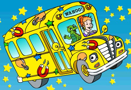 C’est mercredi ! Montez à bord du bus scolaire magique !