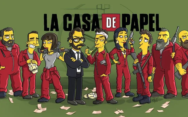 LaCasa-De-Papel-Netflix-Simpson