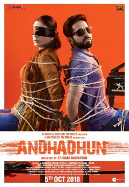 Andhadhun netflix Poster - Andhadhun : une délicieuse comédie noire à découvrir sur Netflix