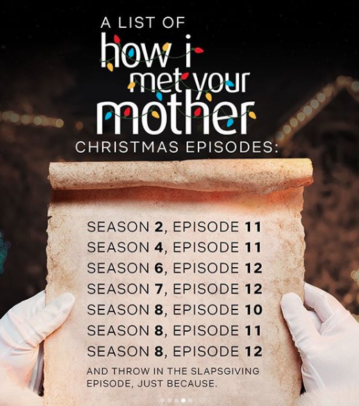 Capture decran 2019 12 05 a 21.13.43 - How I Met Your Mother : La liste de tous les épisodes de Noël à voir sur Netflix