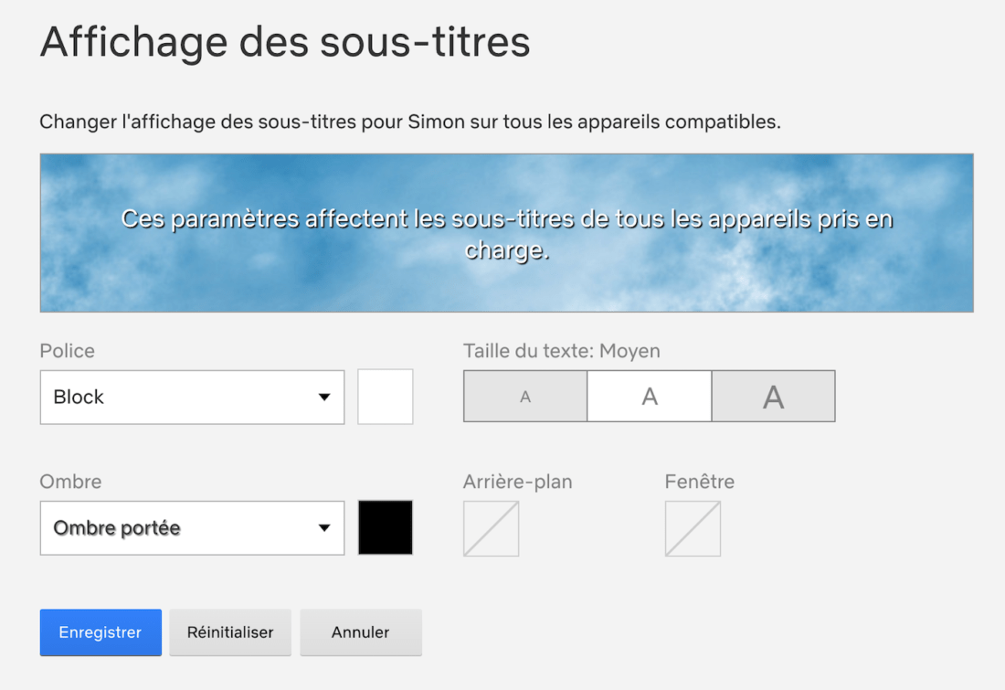 parametrage des sous titres de netflix 1100x755 - Réglez la couleur et la luminosité des sous-titres dans l'application Netflix