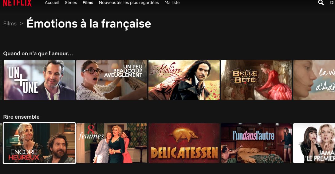 Capture decran 2021 07 18 a 16.41.25 - Netflix célèbre le cinéma français avec sa collection de films et séries "Emotions à la française"