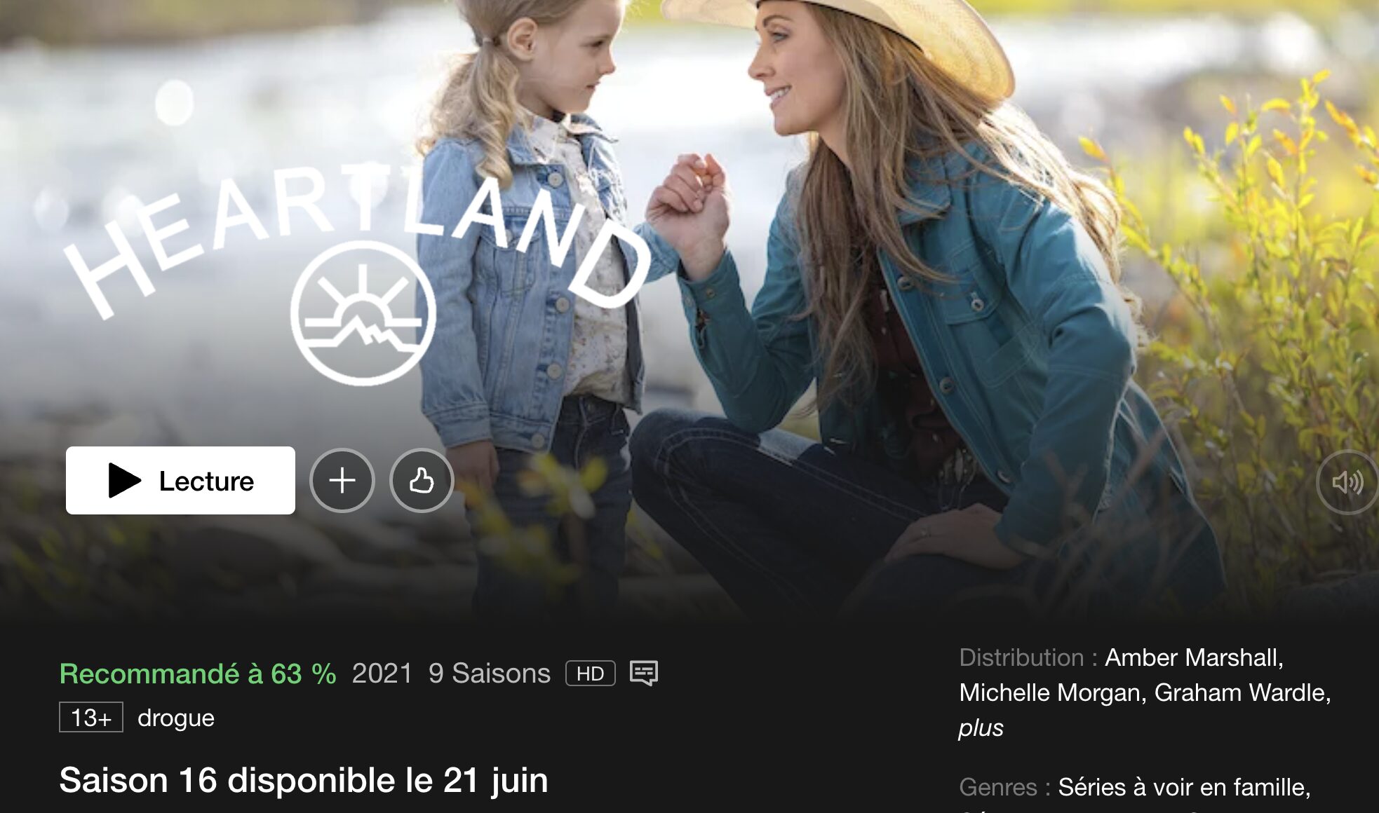 Capture decran 2024 06 10 a 08.58.08 - Heartland : on sait (enfin) quand la saison 16 sera sur Netflix en France ? (Date de sortie officielle)