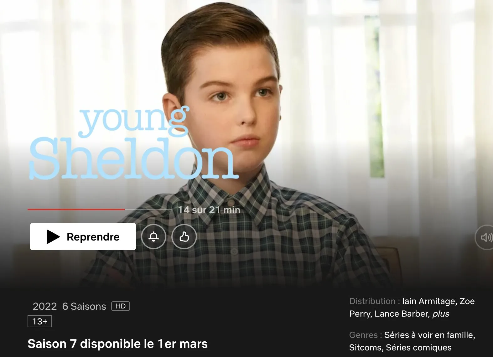 Capture decran 2025 02 16 a 10.14.04 - Young Sheldon : on sait quand la saison 7 arrive sur Netflix ! (Date de sortie officielle)